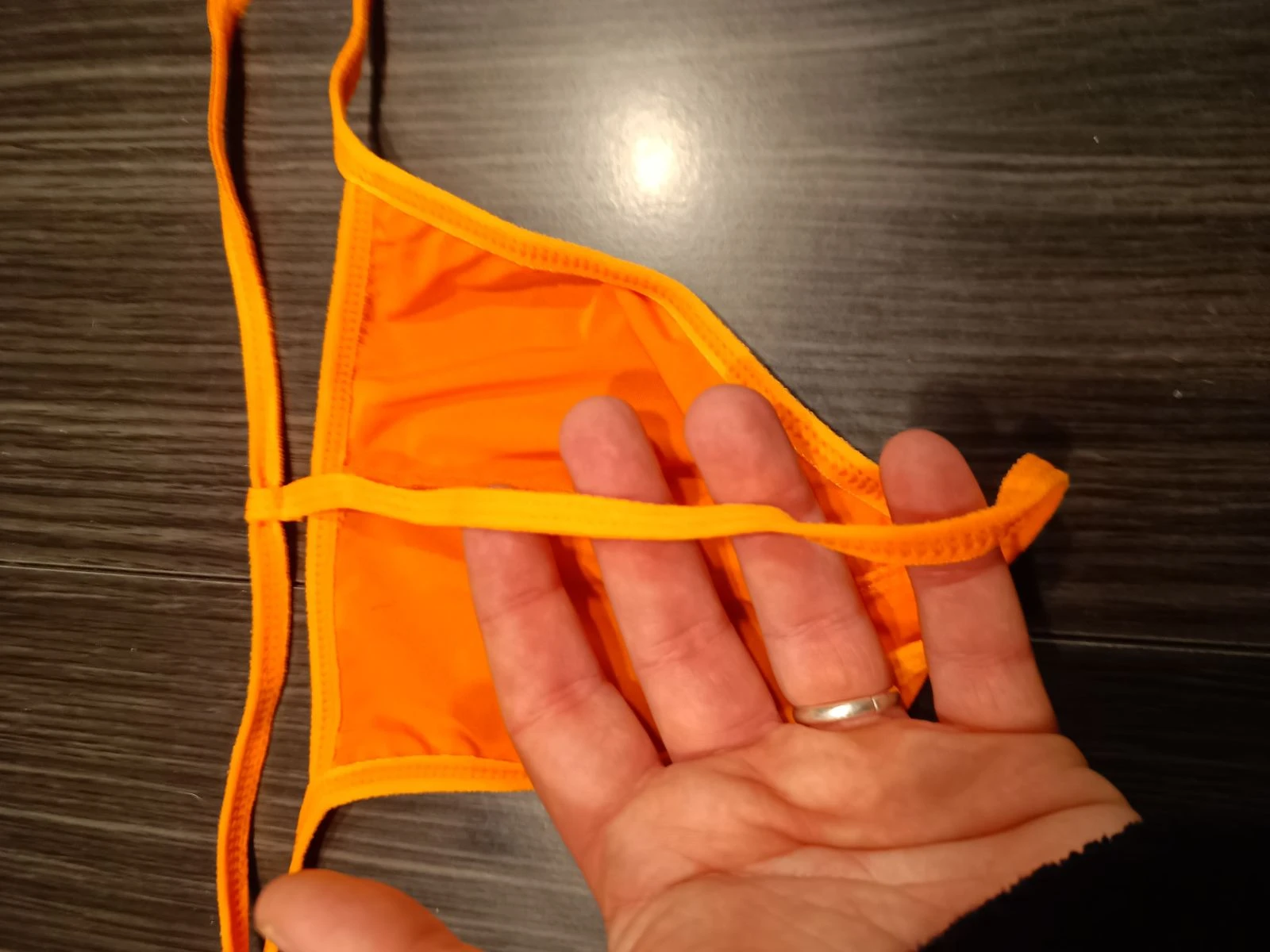 Oranje string voor heren – photo 4